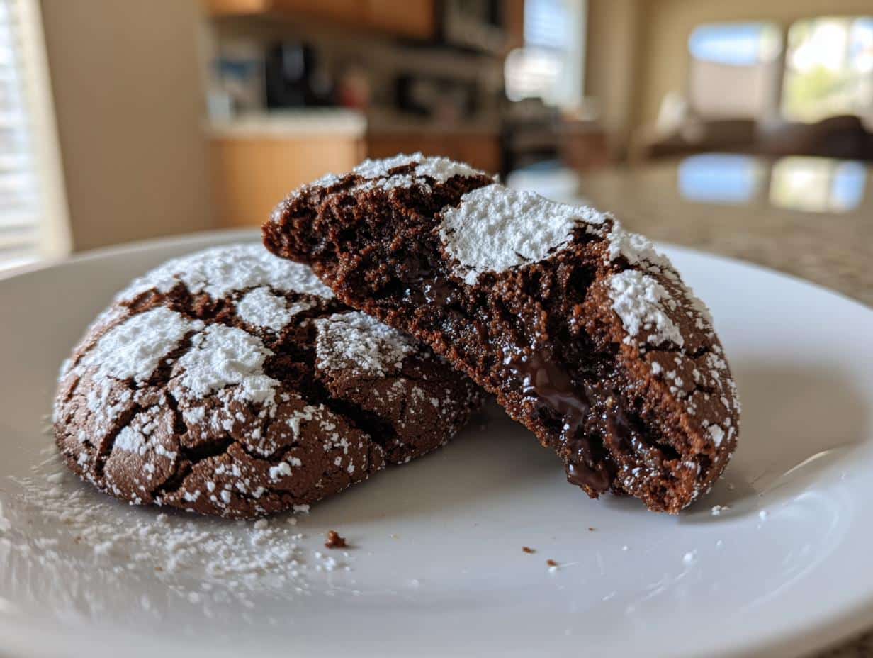 Easy 12-Minute Chocolate Crinkle Cookies: A Fudgy Brownie Delight